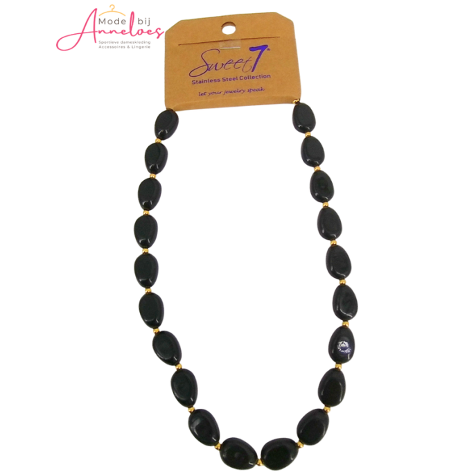 Sweet7 Korte Ketting 101233002 Black